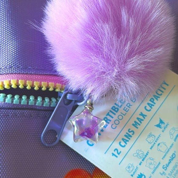 NEW! Purple Hello Kitty x Care Bears Insulated Igloo Cooler Backpack Bag Picnic - Picture 2 of 16